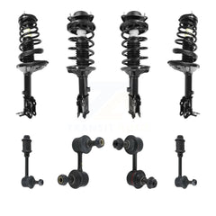 Transit Auto KSS-107828 Suspension Strut and Coil Spring Assembly for 2000-2005 Hyundai Accent - Front and Rear
