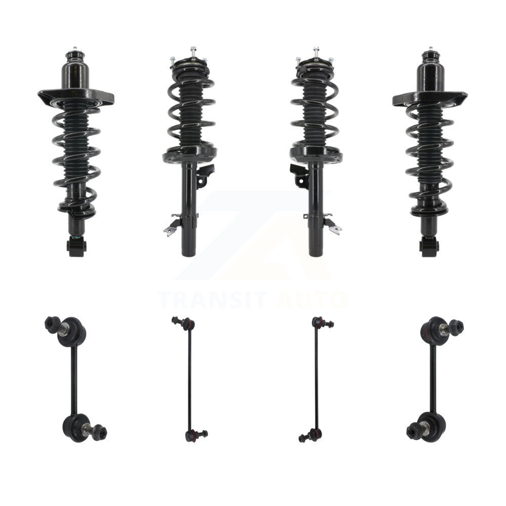 Transit Auto KSS-107831 Suspension Strut and Coil Spring Assembly for 2014-2020 Acura MDX - Front and Rear