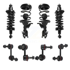 Transit Auto KSS-107832 Suspension Strut and Coil Spring Assembly for 2001-2005 Honda Civic, Acura EL - Front and Rear