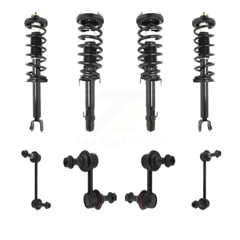 Transit Auto KSS-107835 Suspension Strut and Coil Spring Assembly for 2009-2014 Acura TL - Front and Rear