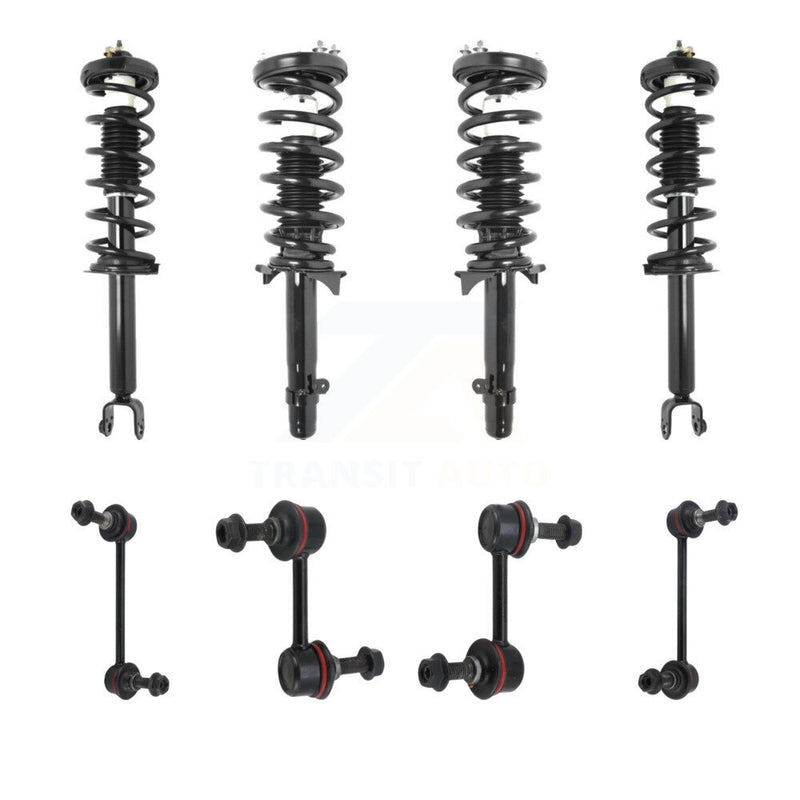 Transit Auto KSS-107837 Suspension Strut and Coil Spring Assembly for 2009-2014 Acura TSX - Front and Rear