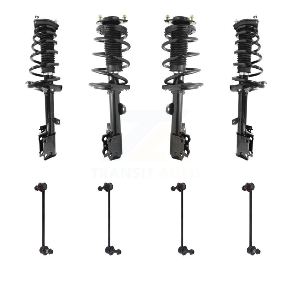 Transit Auto KSS-107838 Suspension Strut and Coil Spring Assembly for 2009-2012 Toyota Venza - Front and Rear