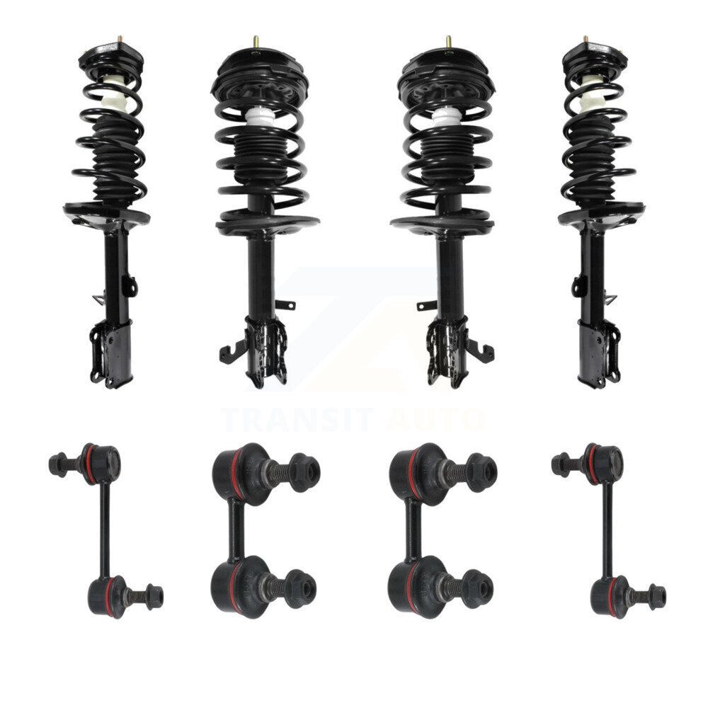 Transit Auto KSS-107842 Suspension Strut and Coil Spring Assembly for 1998-2002 Chevrolet Prizm - Front and Rear