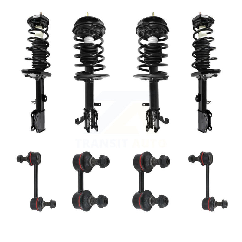 Transit Auto KSS-107842 Suspension Strut and Coil Spring Assembly for 1998-2002 Chevrolet Prizm - Front and Rear