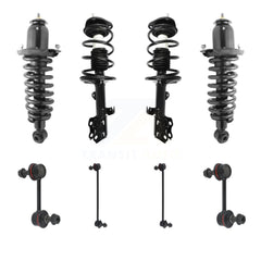 Transit Auto KSS-107847 Suspension Strut and Coil Spring Assembly for 2009-2013 Pontiac Vibe, Toyota Matrix - Front and Rear