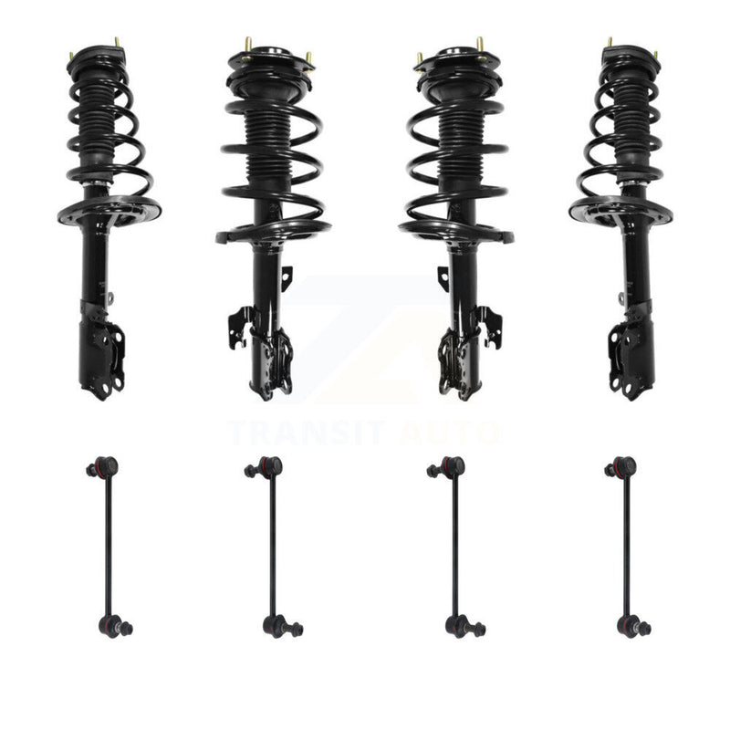Transit Auto KSS-107852 Suspension Strut and Coil Spring Assembly for 2006 Toyota Avalon - Front and Rear
