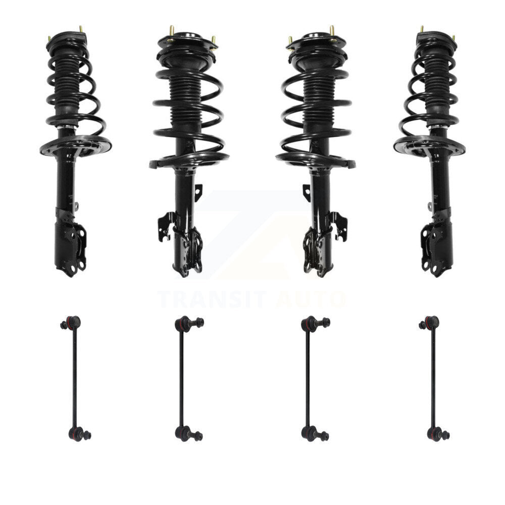 Transit Auto KSS-107853 Suspension Strut and Coil Spring Assembly for 2007-2011 Toyota Camry - Front and Rear