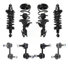 Transit Auto KSS-107859 Suspension Strut and Coil Spring Assembly for 2001-2005 Honda Civic, Acura EL - Front and Rear