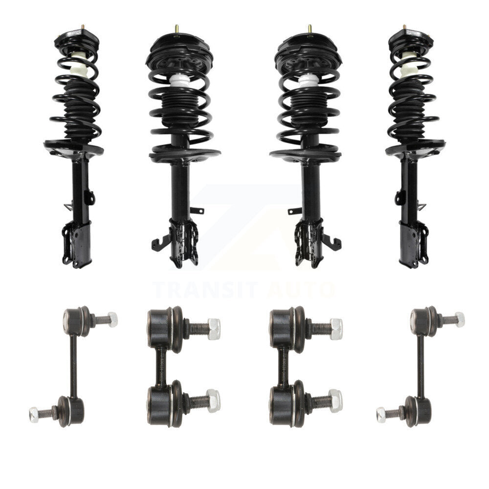 Transit Auto KSS-107862 Suspension Strut and Coil Spring Assembly for 1998-2002 Chevrolet Prizm - Front and Rear