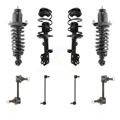 Transit Auto KSS-107863 Suspension Strut and Coil Spring Assembly for 2009-2013 Pontiac Vibe, Toyota Matrix - Front and Rear
