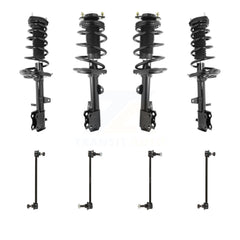 Transit Auto KSS-107870 Suspension Strut and Coil Spring Assembly for 2013-2016 Toyota Venza - Front and Rear