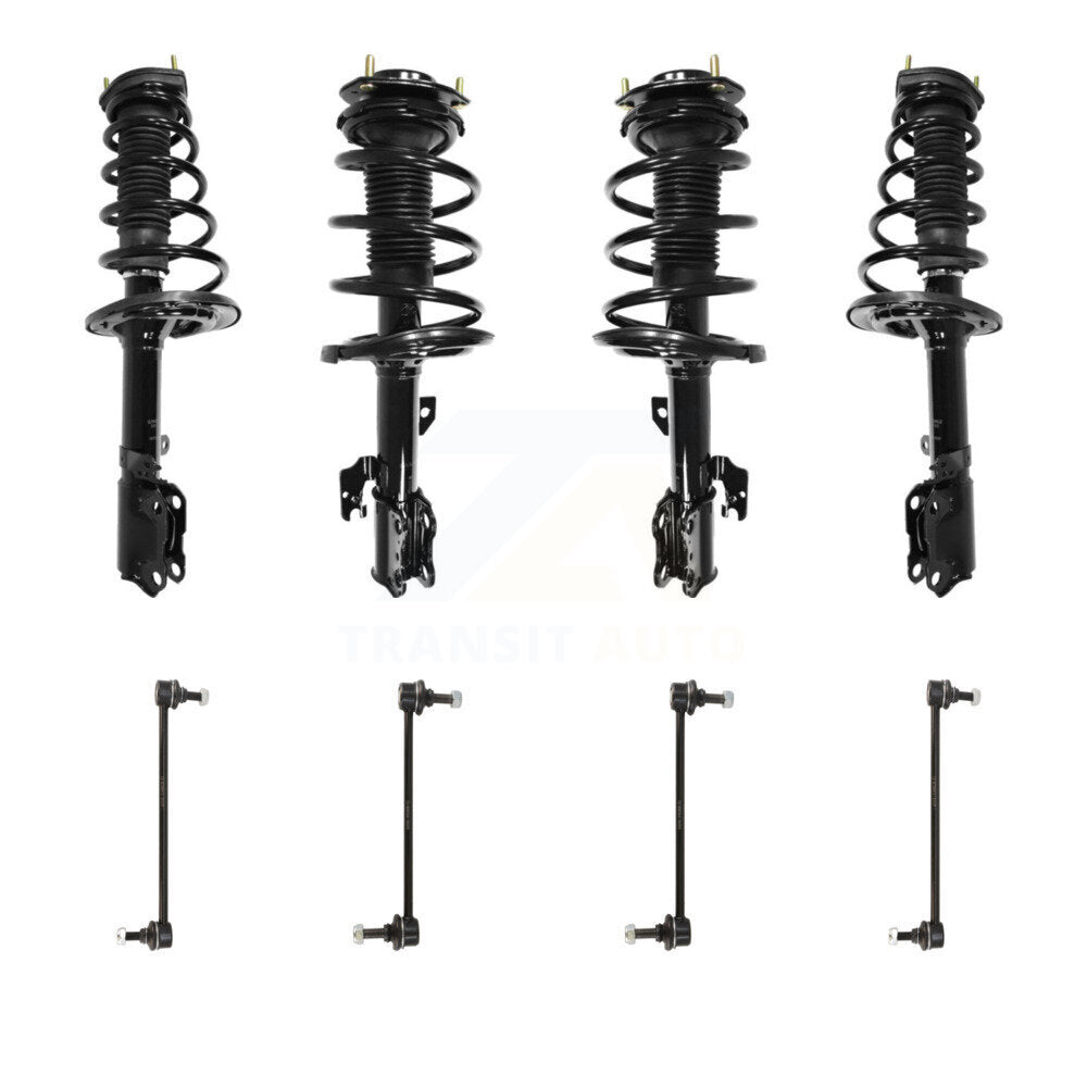 Transit Auto KSS-107874 Suspension Strut and Coil Spring Assembly for 2006-2012 Toyota Avalon - Front and Rear