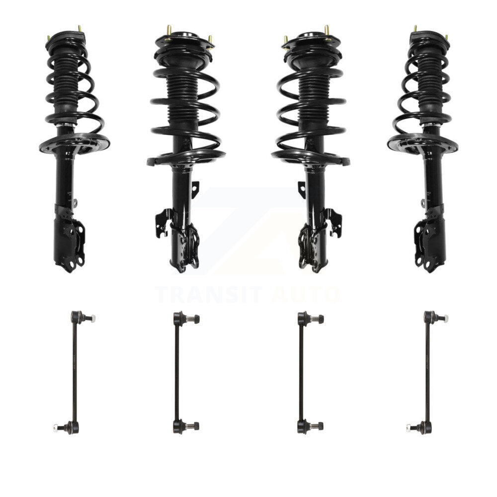 Transit Auto KSS-107875 Suspension Strut and Coil Spring Assembly for 2007-2011 Toyota Camry - Front and Rear