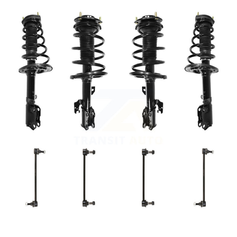Transit Auto KSS-107875 Suspension Strut and Coil Spring Assembly for 2007-2011 Toyota Camry - Front and Rear