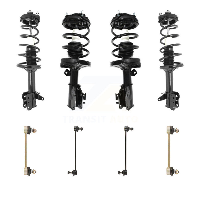 Transit Auto KSS-107876 Suspension Strut and Coil Spring Assembly for 2001-2003 Mazda Protege, Mazda Protege5 - Front and Rear