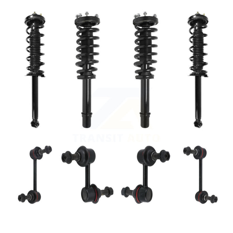 Transit Auto KSS-107979 Suspension Strut and Coil Spring Assembly for 2007-2008 Acura TL - Front and Rear