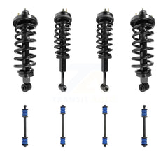 Transit Auto KSS-107980 Suspension Strut and Coil Spring Assembly for 2006-2010 Mercury Mountaineer - Front and Rear