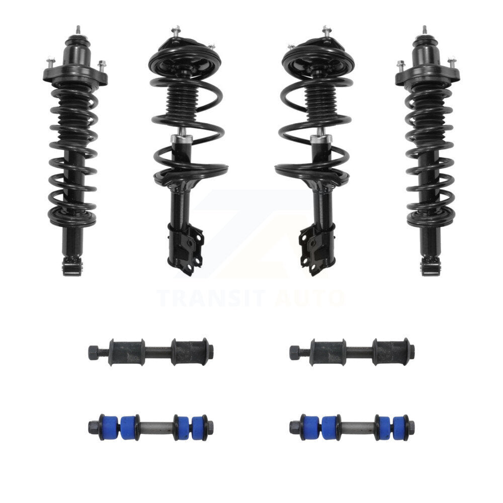 Transit Auto KSS-107984 Suspension Strut and Coil Spring Assembly for 2002-2005 Mitsubishi Lancer - Front and Rear