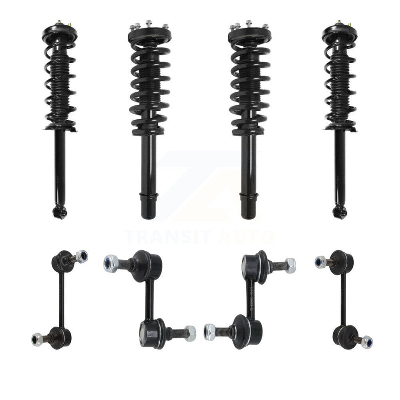 Transit Auto KSS-107985 Suspension Strut and Coil Spring Assembly for 2004-2006 Acura TL - Front and Rear