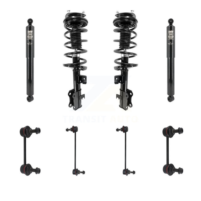 Transit Auto KSS-108249 Suspension Strut and Coil Spring Assembly for 2010-2013 Ford Transit Connect - Front and Rear