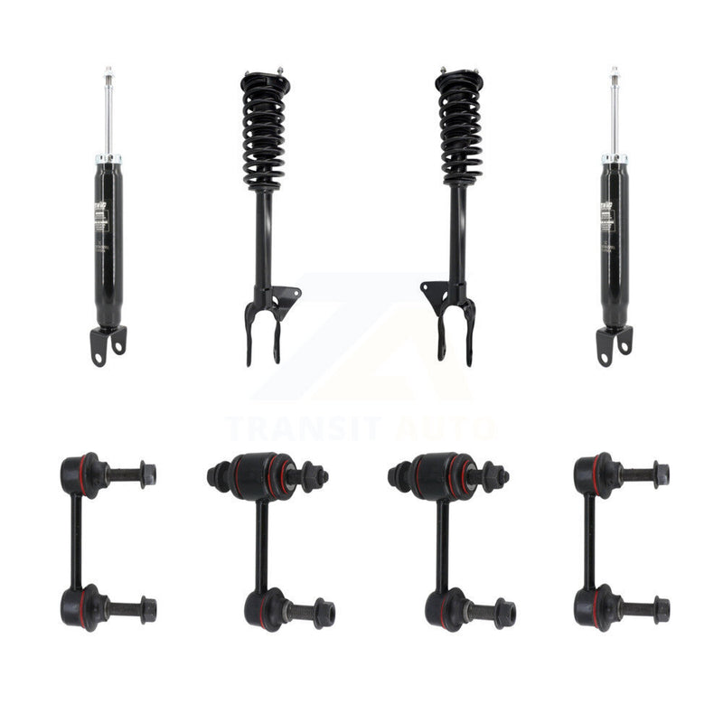 Transit Auto KSS-108251 Suspension Strut and Coil Spring Assembly for 2022 Jeep Grand Cherokee WK - Front and Rear