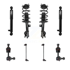 Transit Auto KSS-108334 Suspension Strut and Coil Spring Assembly for 2014-2015 Kia Sorento - Front and Rear