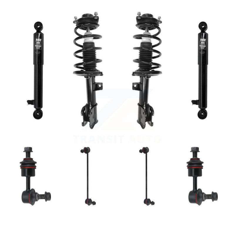 Transit Auto KSS-108334 Suspension Strut and Coil Spring Assembly for 2014-2015 Kia Sorento - Front and Rear