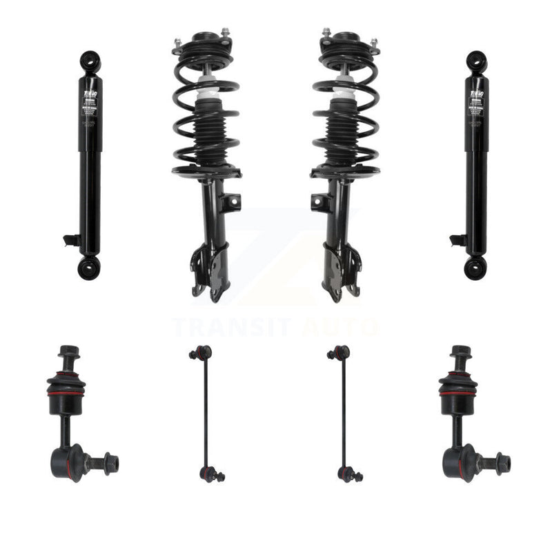 Transit Auto KSS-108335 Suspension Strut and Coil Spring Assembly for 2014-2015 Kia Sorento - Front and Rear