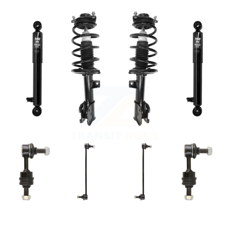 Transit Auto KSS-108337 Suspension Strut and Coil Spring Assembly for 2014-2015 Kia Sorento - Front and Rear