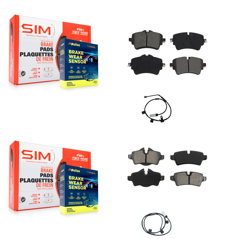 SIM KSW-100001 Disc Brake Pad for 2015 Mini Cooper - Front and Rear