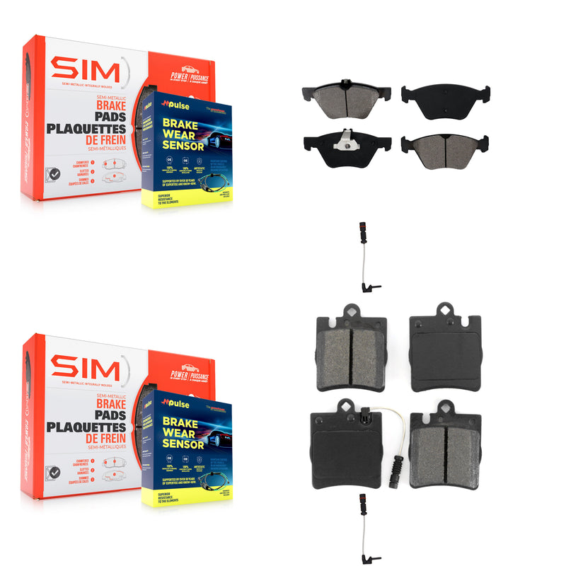 SIM KSW-100020 Disc Brake Pad for 1996-2002 Mercedes-Benz E430, Mercedes-Benz CLK320, Mercedes-Benz E320 - Front and Rear