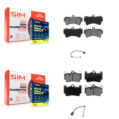 SIM KSW-100025 Disc Brake Pad for 2007-2015 Audi Q7, Porsche Cayenne - Front and Rear