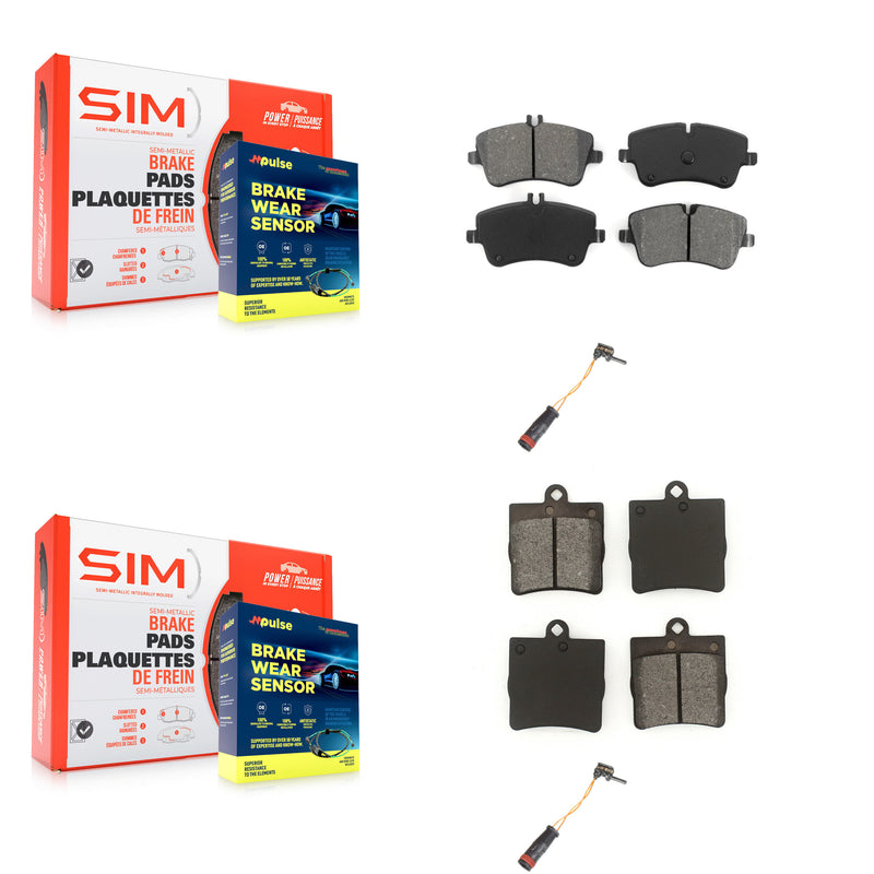 SIM KSW-100030 Disc Brake Pad for 2001-2005 Mercedes-Benz C230, Mercedes-Benz C240 - Front and Rear