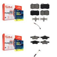 SIM KSW-100032 Disc Brake Pad for 2003-2006 Mercedes-Benz SL500 - Front and Rear
