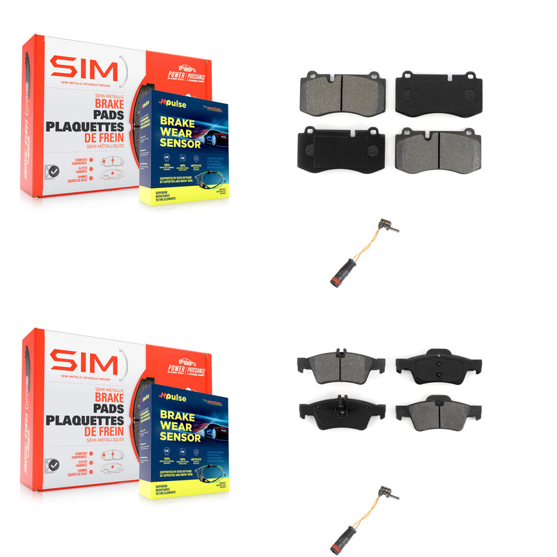 SIM KSW-100033 Disc Brake Pad for 2007-2014 Mercedes-Benz CL550, Mercedes-Benz SL550 - Front and Rear