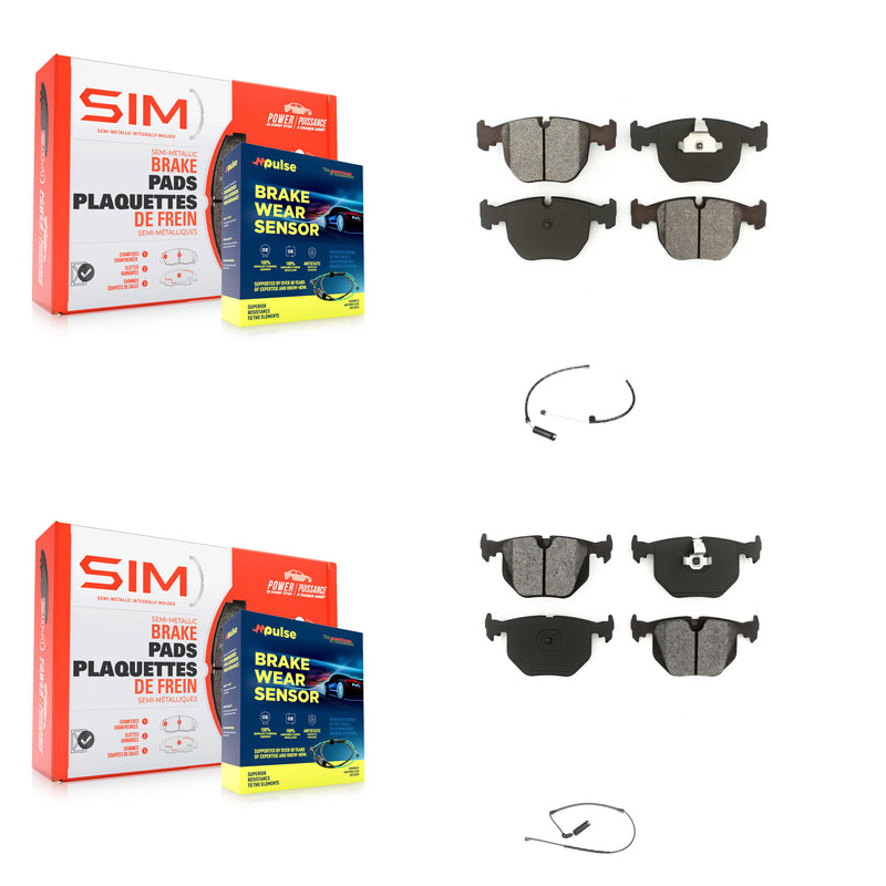 SIM KSW-100044 Disc Brake Pad for 2000-2006 BMW X5 - Front and Rear