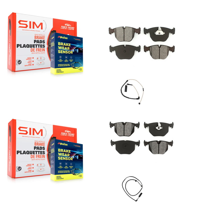 SIM KSW-100045 Disc Brake Pad for 2003-2005 Land Rover Range Rover - Front and Rear