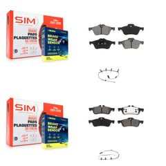 SIM KSW-100055 Disc Brake Pad for 2002-2008 Mini Cooper - Front and Rear