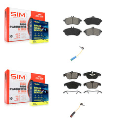 SIM KSW-100064 Disc Brake Pad for 2012 Mercedes-Benz C250 - Front and Rear
