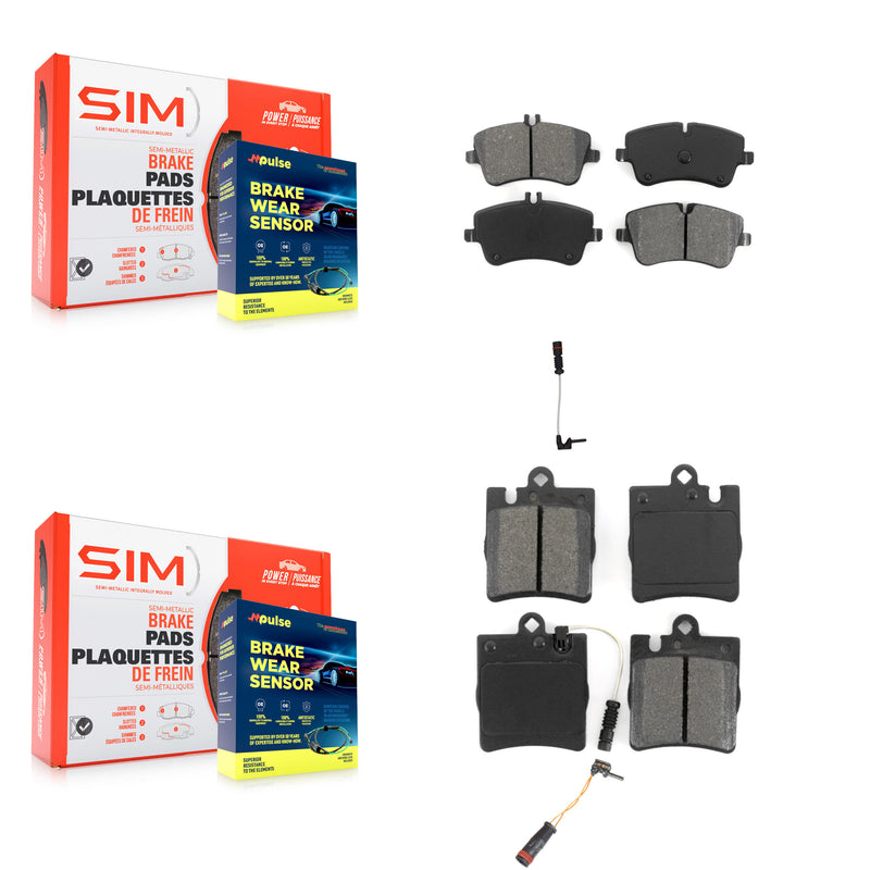 SIM KSW-100066 Disc Brake Pad for 2003 Mercedes-Benz CLK320 - Front and Rear