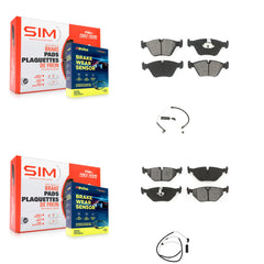SIM KSW-100071 Disc Brake Pad for 2006-2008 BMW Z4 - Front and Rear