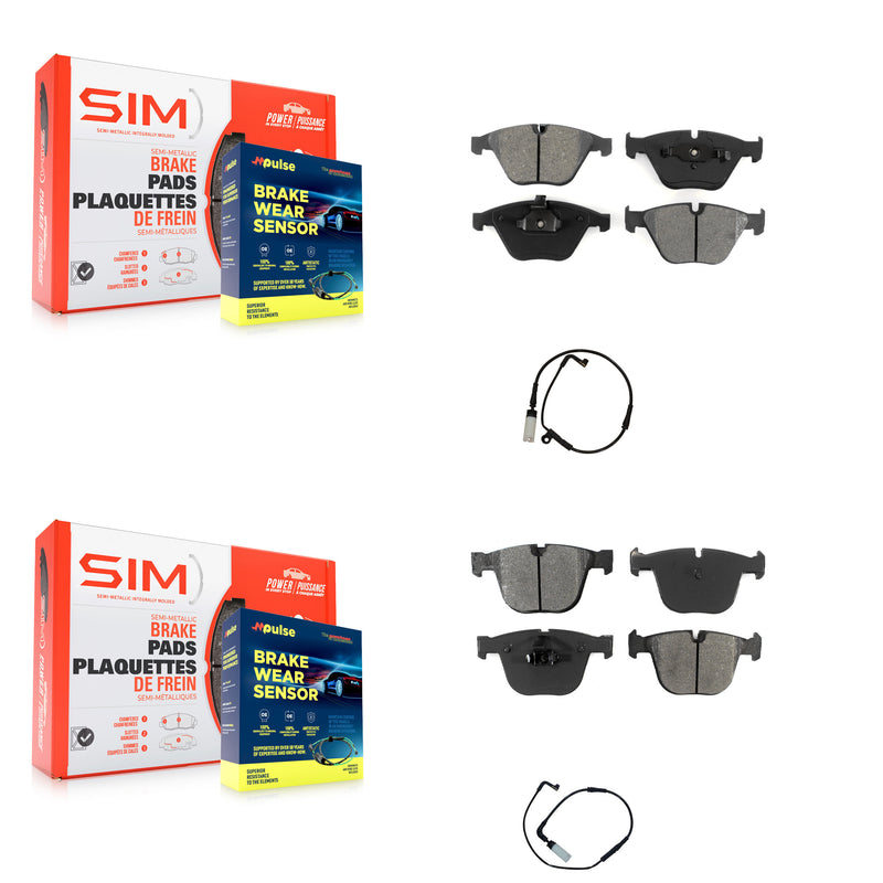SIM KSW-100091 Disc Brake Pad for 2004-2010 BMW 550i, BMW 645Ci, BMW 545i - Front and Rear