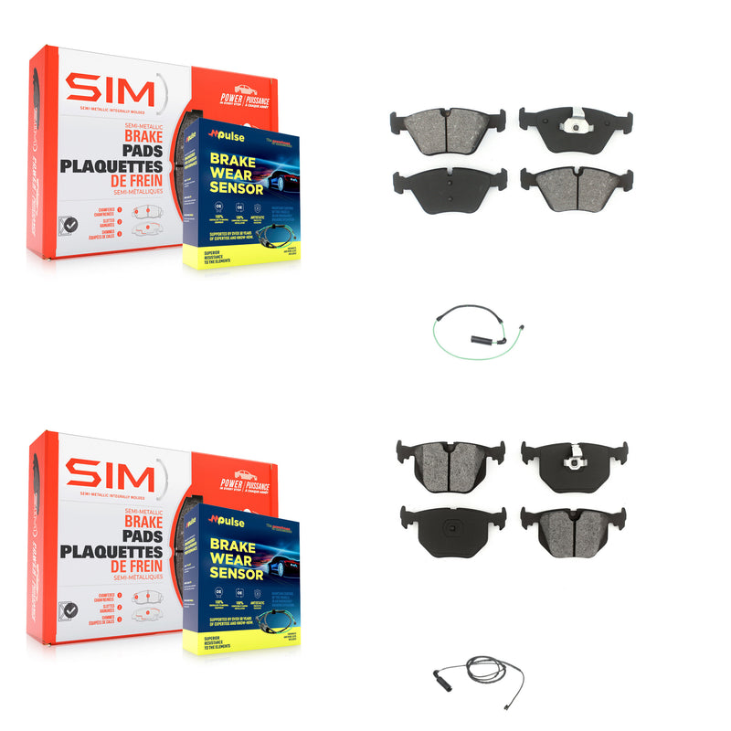 SIM KSW-100099 Disc Brake Pad for 2001-2006 BMW 330Ci, BMW 330i, BMW 330xi - Front and Rear