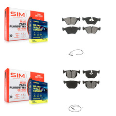 SIM KSW-100100 Disc Brake Pad for 2004-2010 BMW X3 - Front and Rear