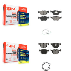 SIM KSW-100101 Disc Brake Pad for 2005 BMW 330xi - Front and Rear