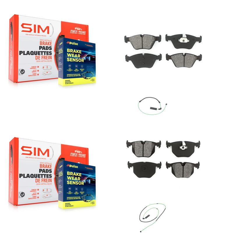 SIM KSW-100102 Disc Brake Pad for 2005-2006 BMW M3 - Front and Rear