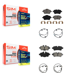 SIM KSW-100109 Disc Brake Pad for 2007-2010 Mini Cooper - Front and Rear