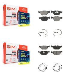 SIM KSW-100115 Disc Brake Pad for 2006-2008 BMW Z4 - Front and Rear