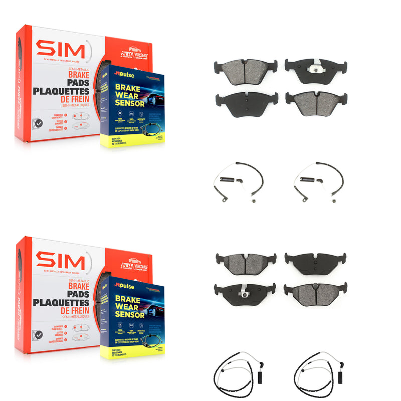 SIM KSW-100115 Disc Brake Pad for 2006-2008 BMW Z4 - Front and Rear