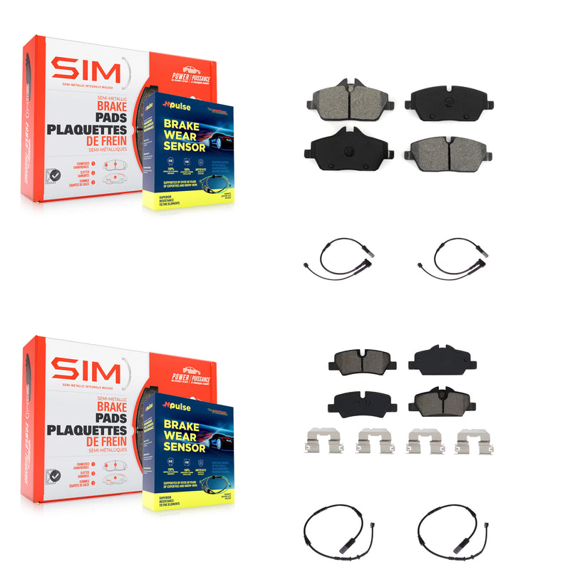 SIM KSW-100122 Disc Brake Pad for 2015-2020 Mini Cooper - Front and Rear